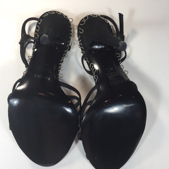 FENDI SUEDE SLING BACK HEEL WITH DUSTBAG - Picture 4 of 8